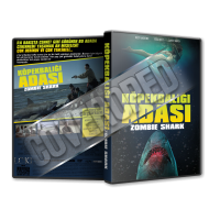 Köpekbalığı Adası - Zombie Shark 2015 Türkçe Dvd Cover Tasarımı